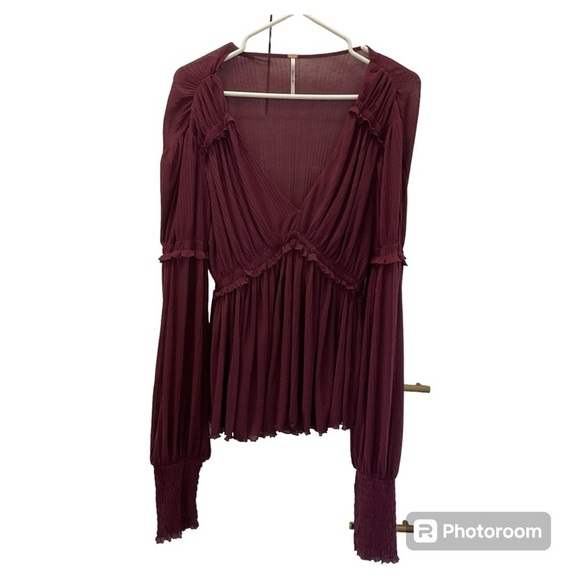 FREE PEOPLE BLOUSE SIZE M - Picture 1 of 3